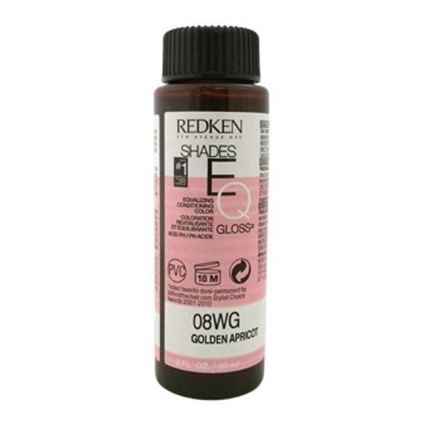 Redken Shades Eq Hair Color Gloss 08Wg, Golden Apricot, 2 Oz