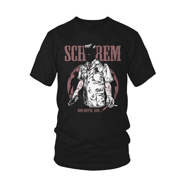 Run Hippie Run T-Shirt Black Large