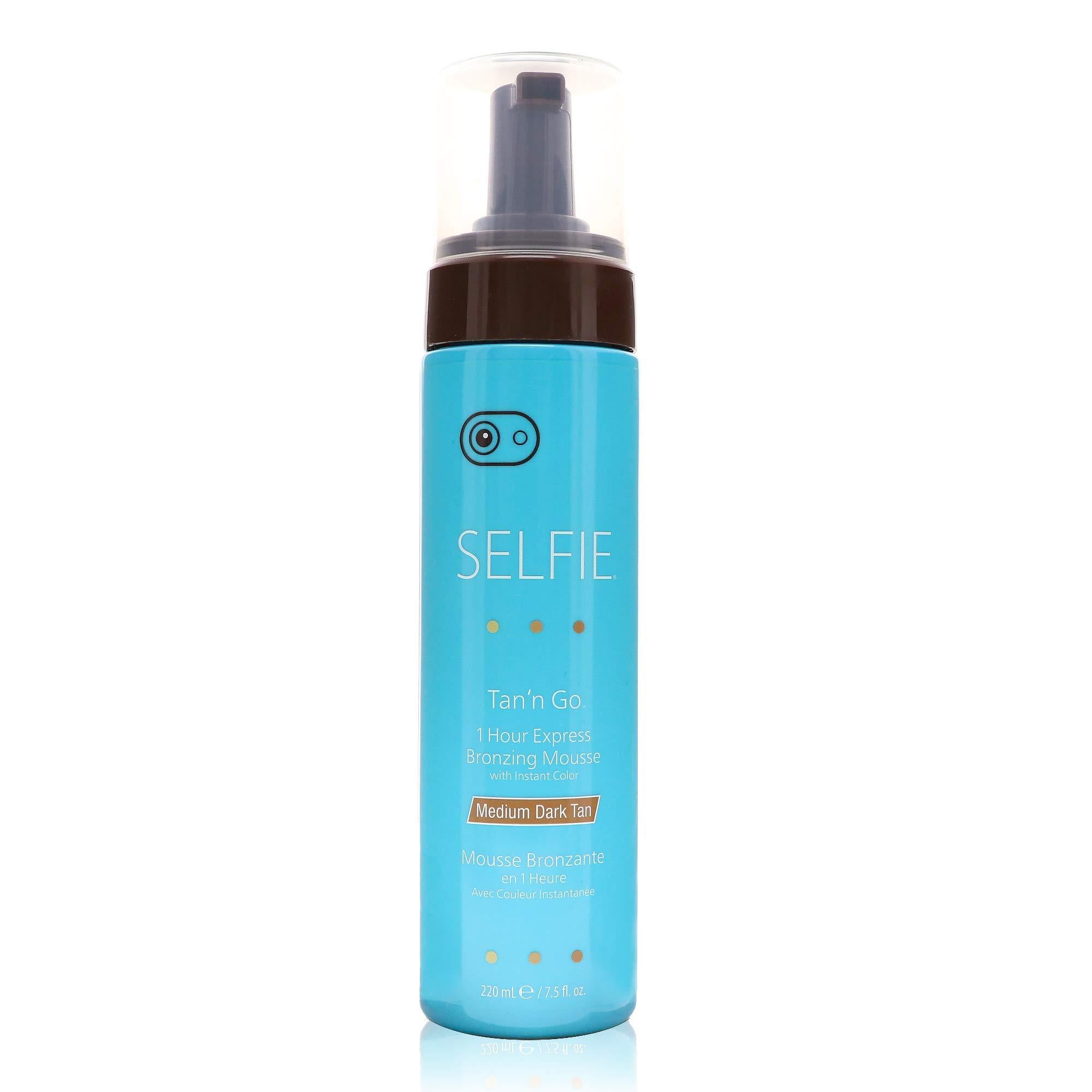 Selfie Tan 'N Go Mousse, Medium Dark, 7.5 Oz