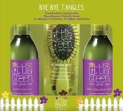 Kids Bye Bye Tangle Gift Set (w/brush)..Shampoo & Body Wash 8oz/240ml..Conditioning Hair Detangler 8oz/240ml..Detangling Brush