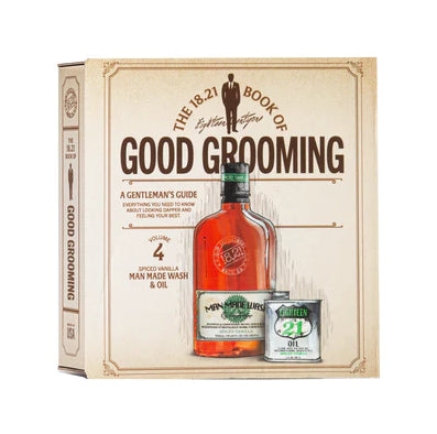 18.21 Man Made Book of Good Grooming Gift Set Volume 4