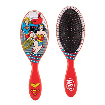 Wet Brush Original Detangler Hair Brush - Justice League (Wonder Woman & Supergirl)