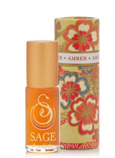 Sage Amber Perfume Oil Concentrate Roll-On 1/8 oz