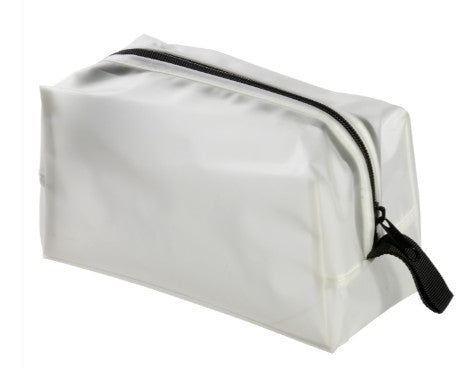 Frosted Curved Cosmetic Bag