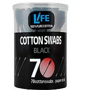 Cotton Swab Black