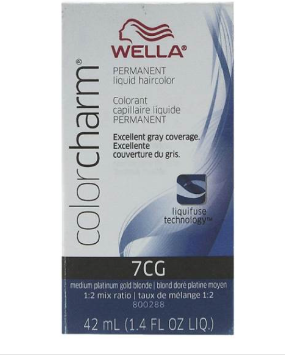 Wella Cc Gold 7Cg Medium Platinum Gold- 2 pack