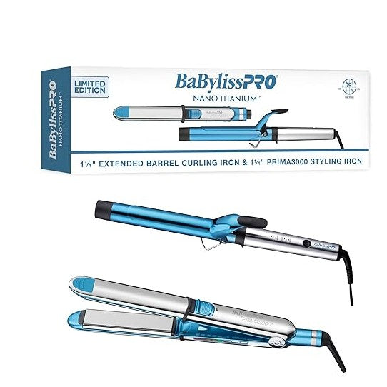 BabylissPRO Nano Titanium Styling Prepack - BNTW125XLUC & BNT3000TUC