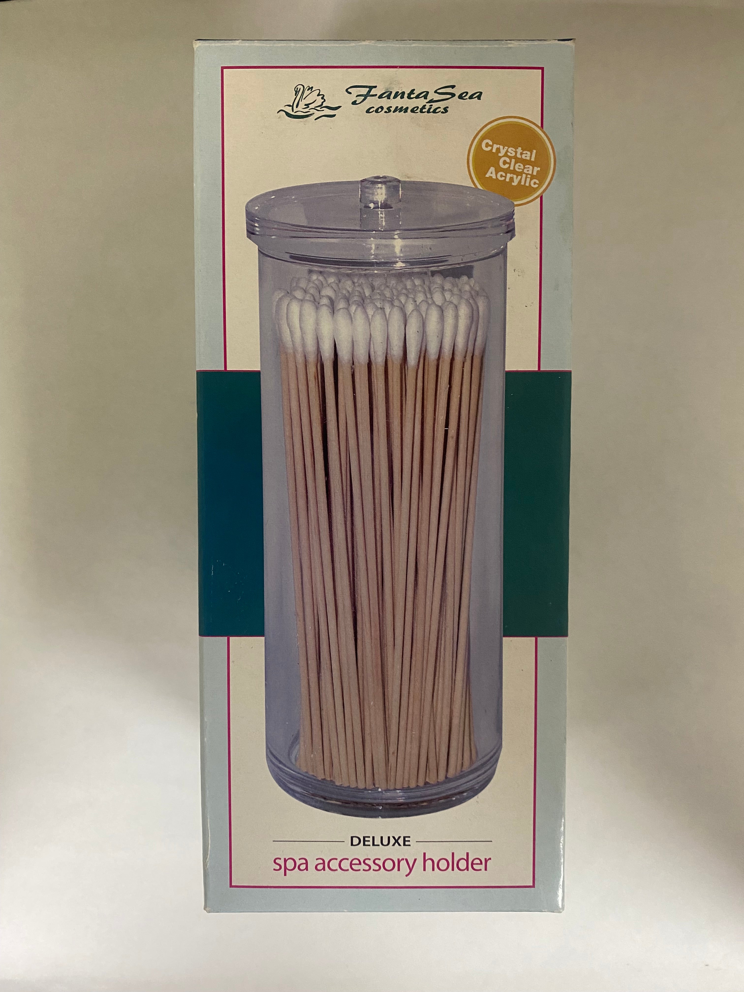 FantaSea Cosmetics Crystal Clear Acrylic Deluxe Spa Accessory Holder