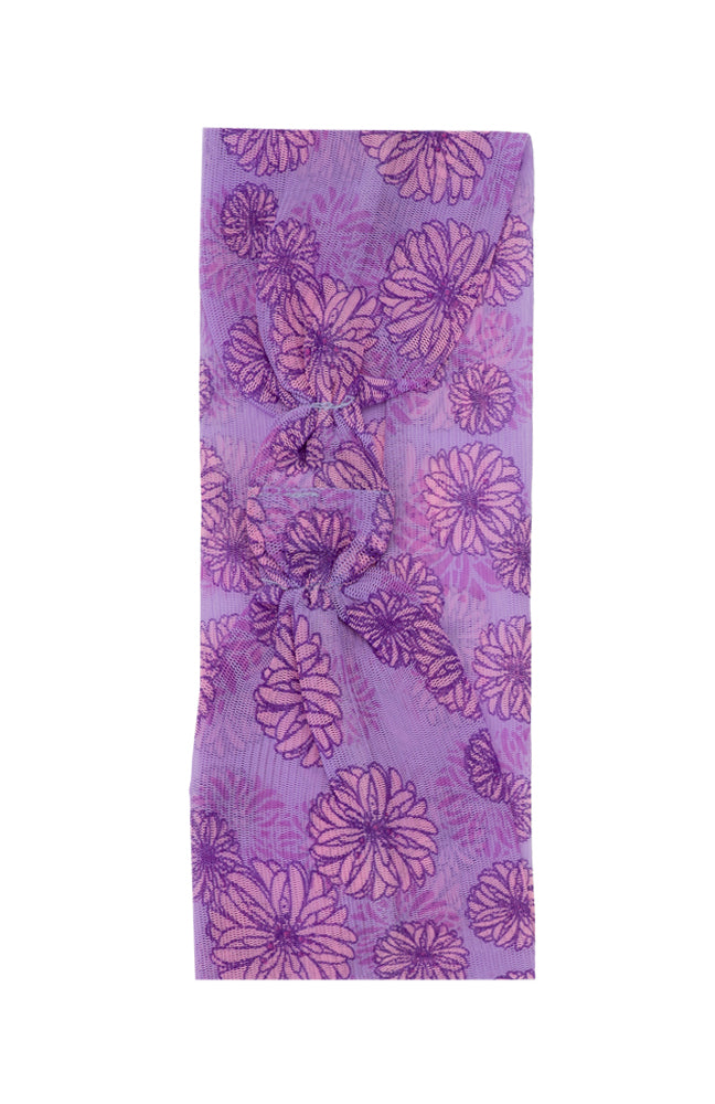 Spa Sister Georgette Mesh Headband (Purple)