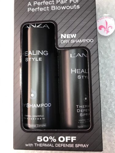 L'Anza Keratin Healing Oil Dry Shampoo & Thermal Defense Spray Blowout Set