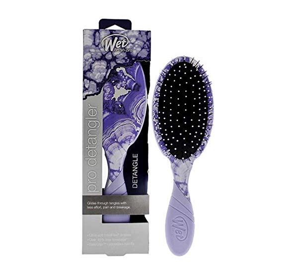 Wet Brush Pro Detangler Brush Crackled Quartz - Amethyst