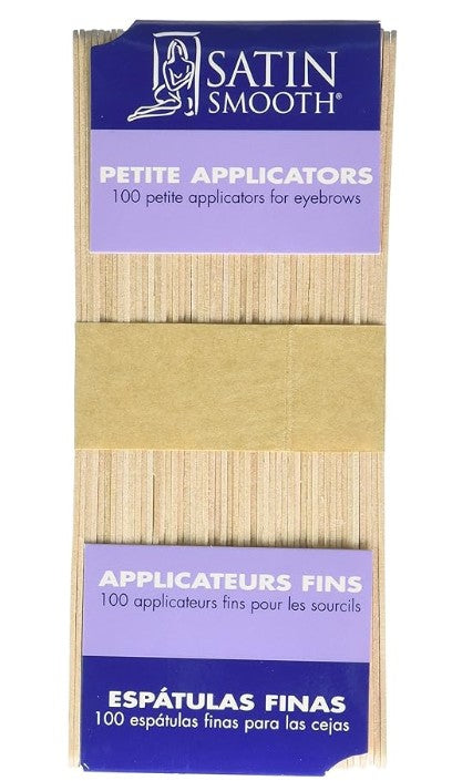 SATIN SMOOTH Wood Applicators - Extra-Small, 100 Count