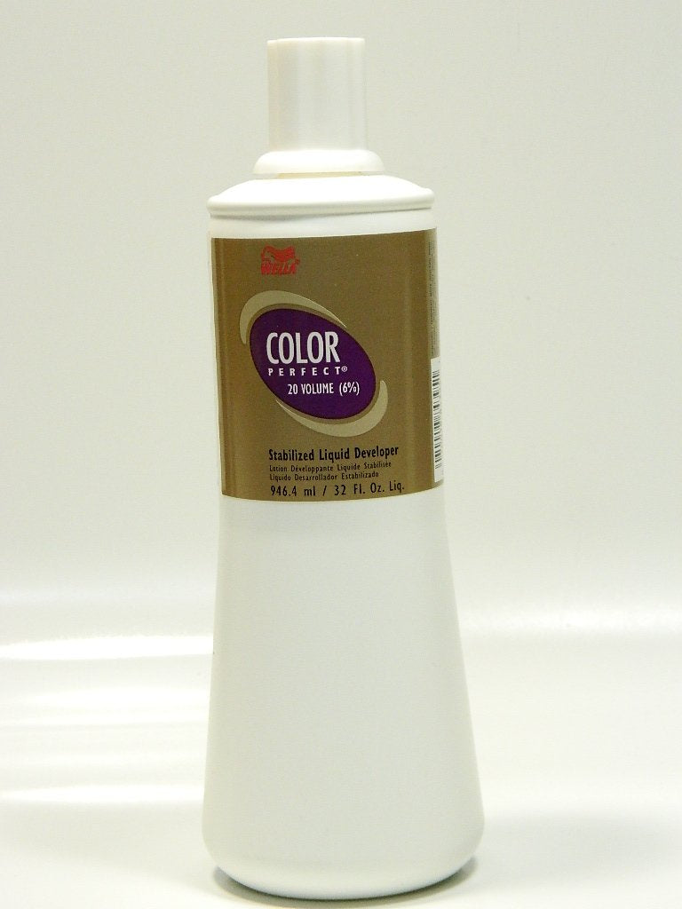 Wella Perfect Hair Color Stabilized Liquid Developer, 32fl