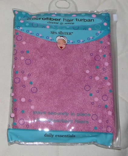 SPA SISTER MICROFIBER 1 HAIR Pink TURBAN TOWEL