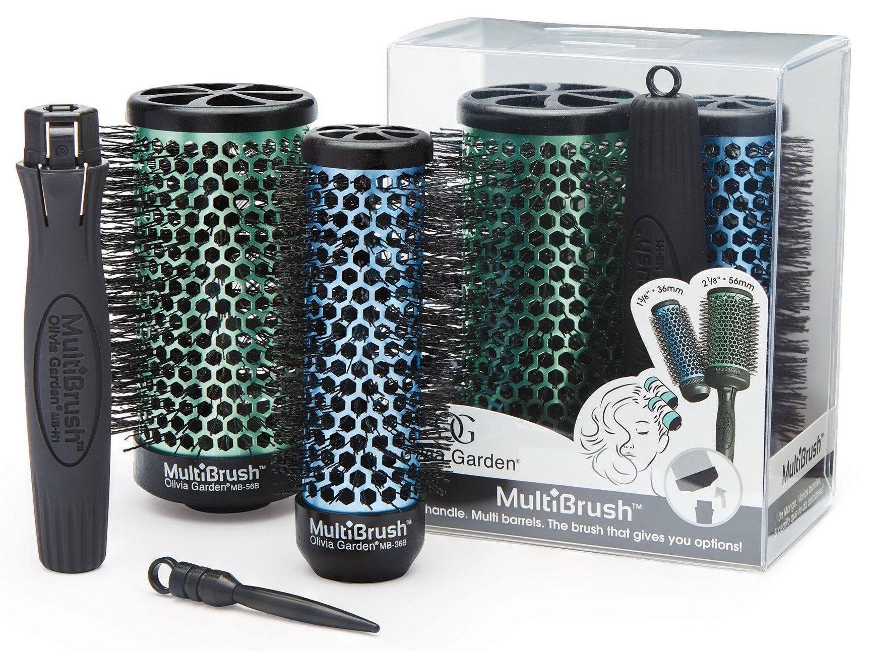 Olivia Garden Multibrush Detachable Thermal Styling Hair Brush MB-KT01