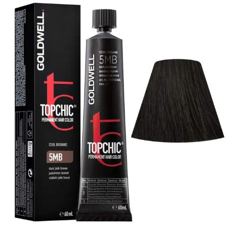 Goldwell Topchic Warms Browns- 5MB Dark Jade Brown
