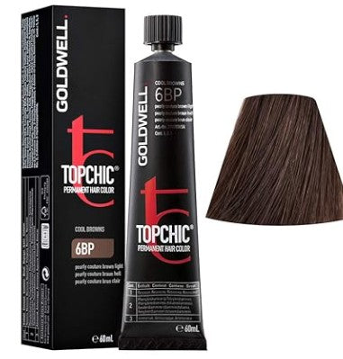 Goldwell Topchic Cool Browns-6BP Pearly Couture Brown Medium