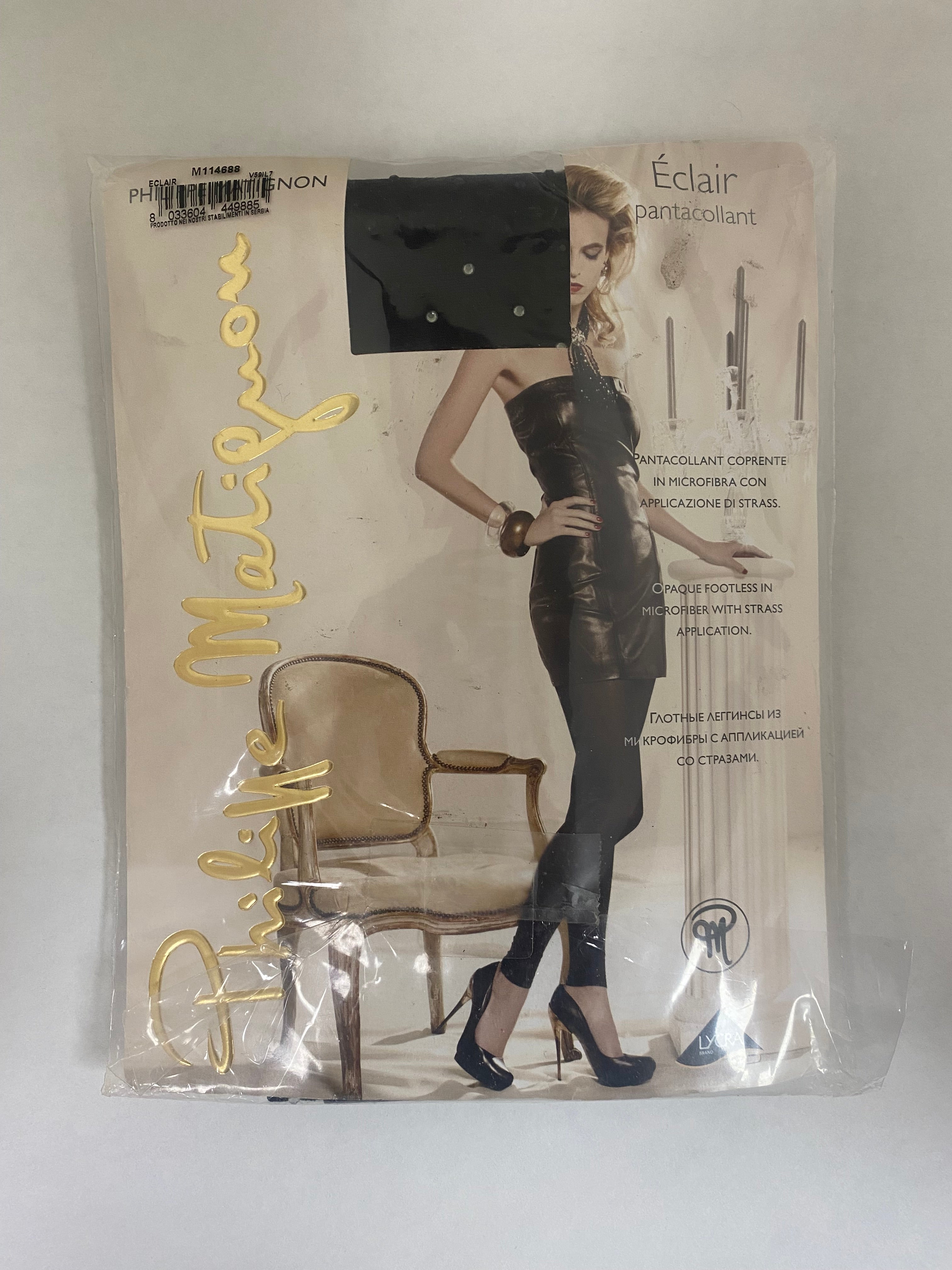 Philippe Matignon Éclair pantacollant Black (Size 1/2-S/M)