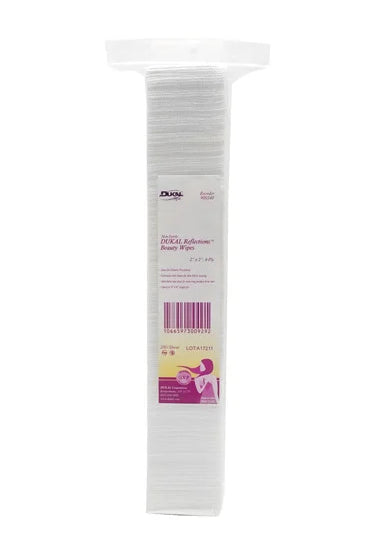 Dukal Spa Reflections Beauty Wipes Latex Free (4-Ply) (2" x 2") - 200 count