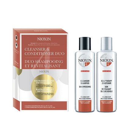 Nioxin Cleanser & Conditioner System 4 Holiday Duo