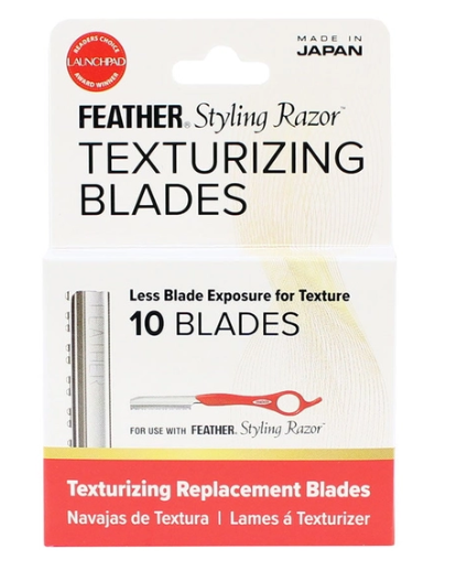 Texturizing Replacement Blades For Use With Feather Styling Razor