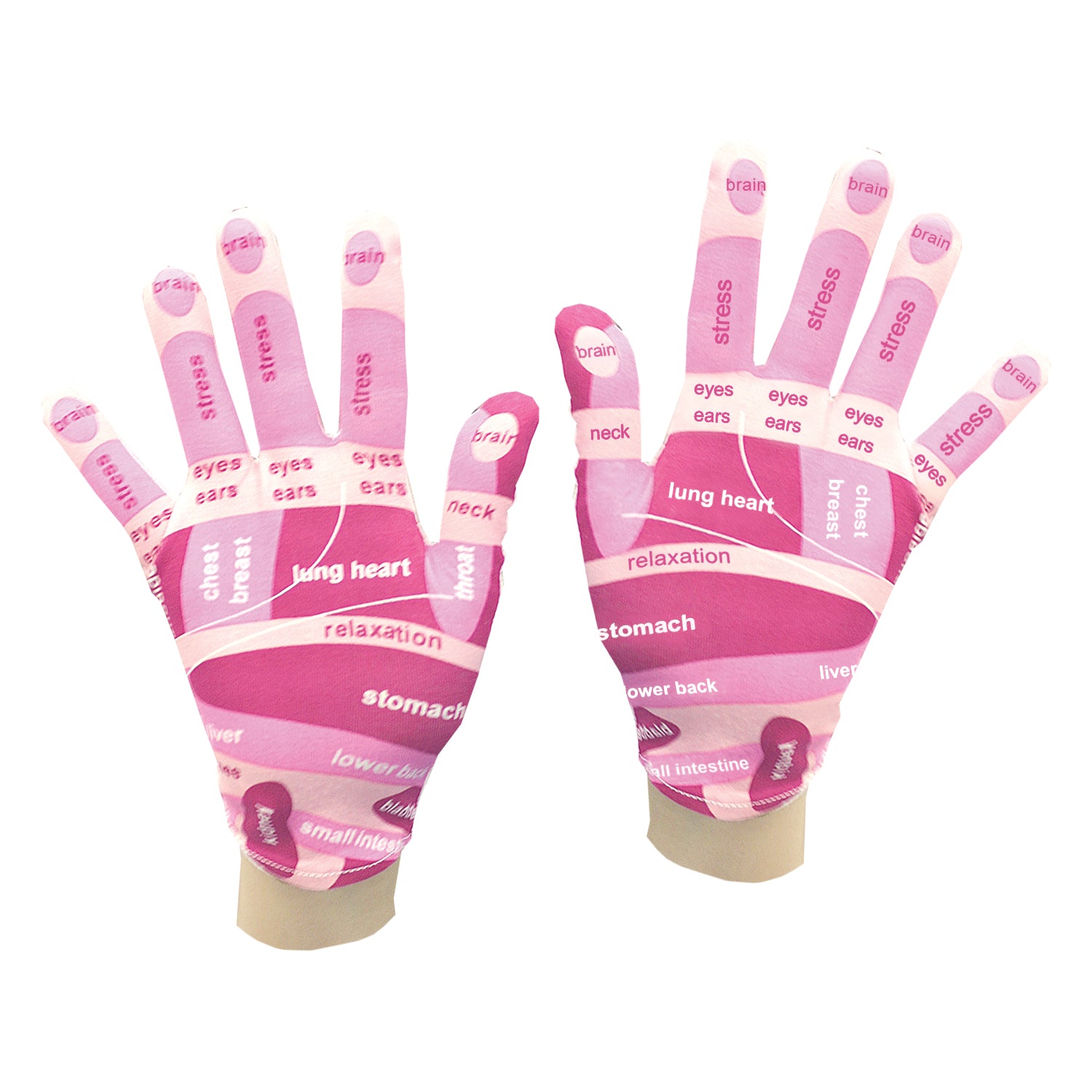Spa Sister Reflexology Gloves-Pink