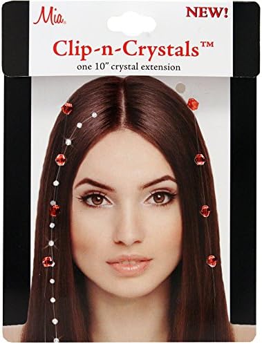 Mia Clip-n-Crystals Ruby Red