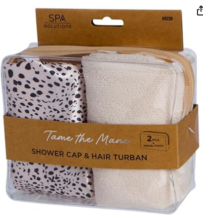 Tame The Mane Shower Cap & Hair Turban