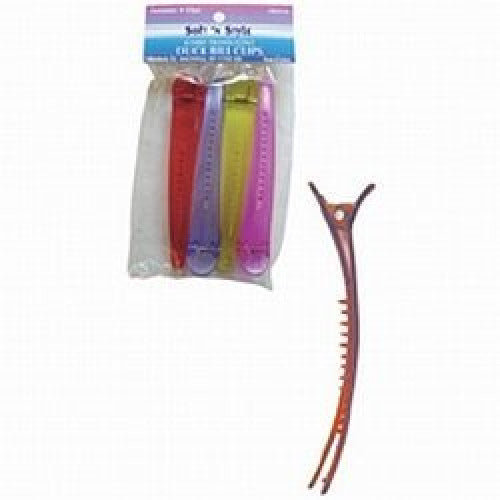Soft 'N Style Duck Bill Clips 4 Clips- ( 2packs )