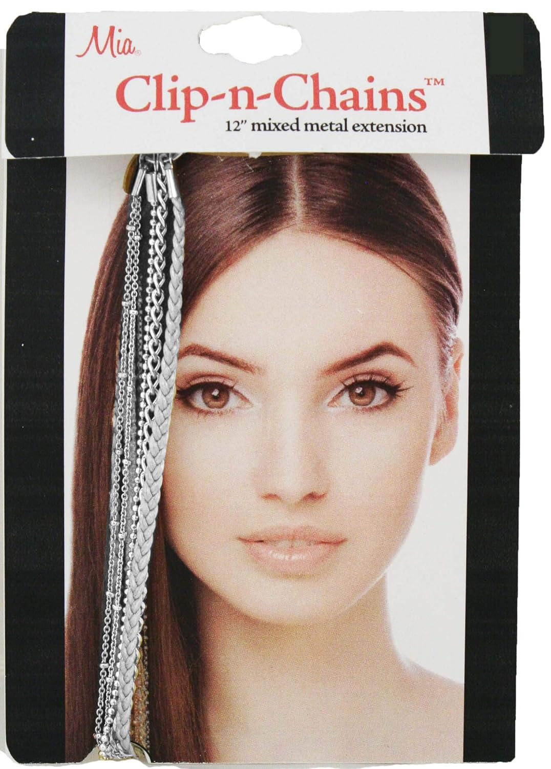 Mia Clip-n-Chains 12" Mixed Metal Extension Silver