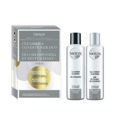 Nioxin Shampoo & Conditioner System 1 Holiday Pack Duo