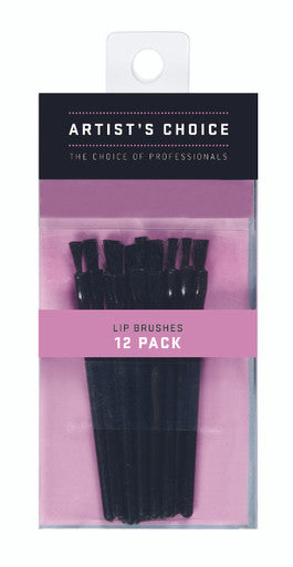 Artist's Choice Lip Brushes (2 packs of 12)