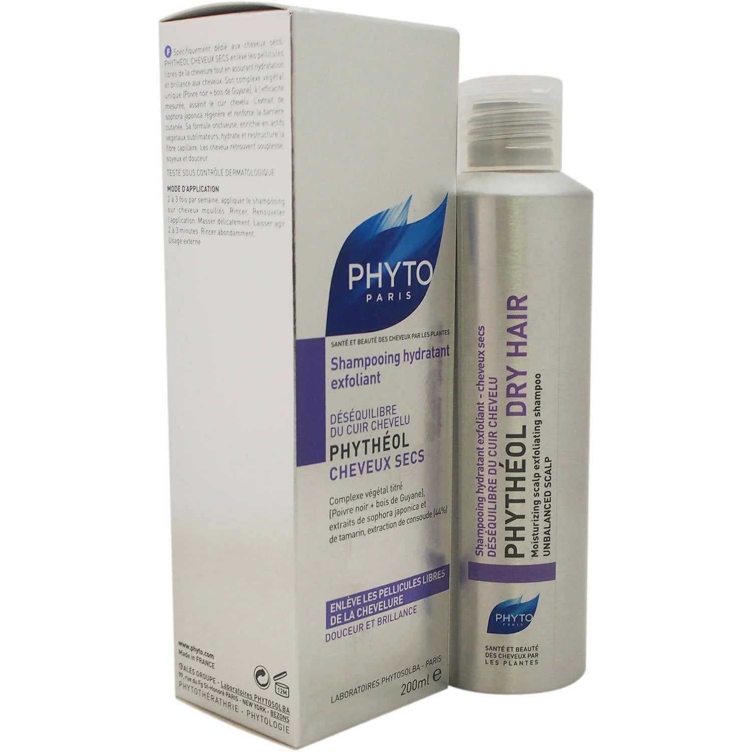 PHYTO Phythéol Moisturizing Scalp Exfoliating Shampoo 6.7oz