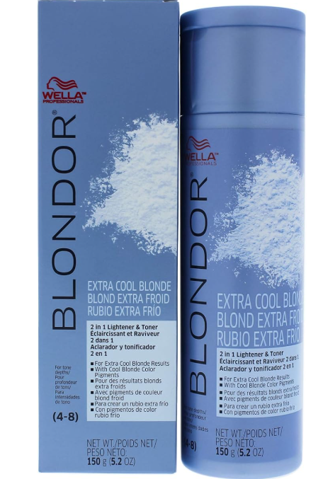 Wella Blondor Extra Cool Blonde for Unisex - Powder, 5.2 ounces