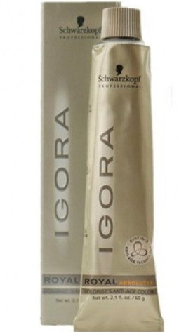 Igora Royal Absolutes Permanent 4-60 Medium Auburn Natural Brown, 2.8 oz