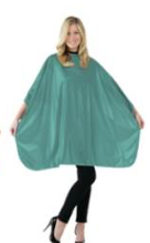 Betty Dain Shampoo Cape Velcro Closure Style 306 V/N-Teal