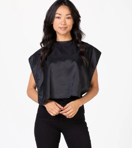 Betty Dain Vinyl Shortie Cape Style 107 V -Teal