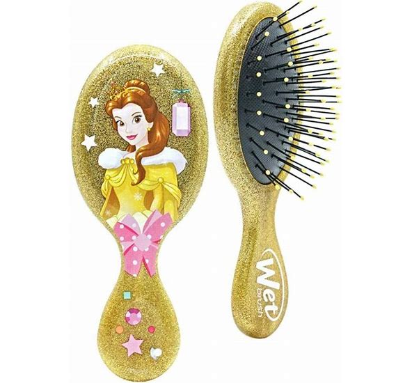 Wet Brush Disney Mini Detangler Brush - Glitter Ball Belle