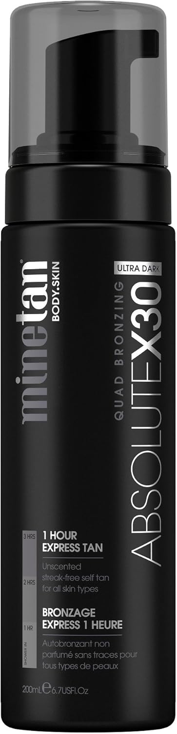 MineTan Quad Bronzing AbsoluteX30 Ultra Dark Self Tanning 200mL