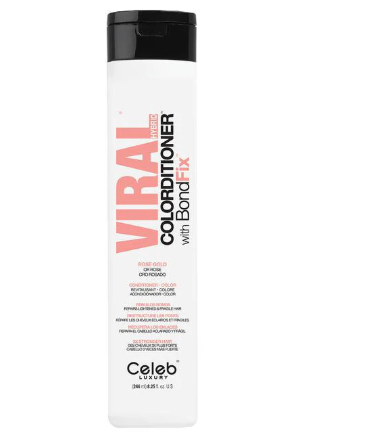 Celeb Luxury Viral Hybrid Color Conditioner with Bond Fix - Rose Gold 8.25oz
