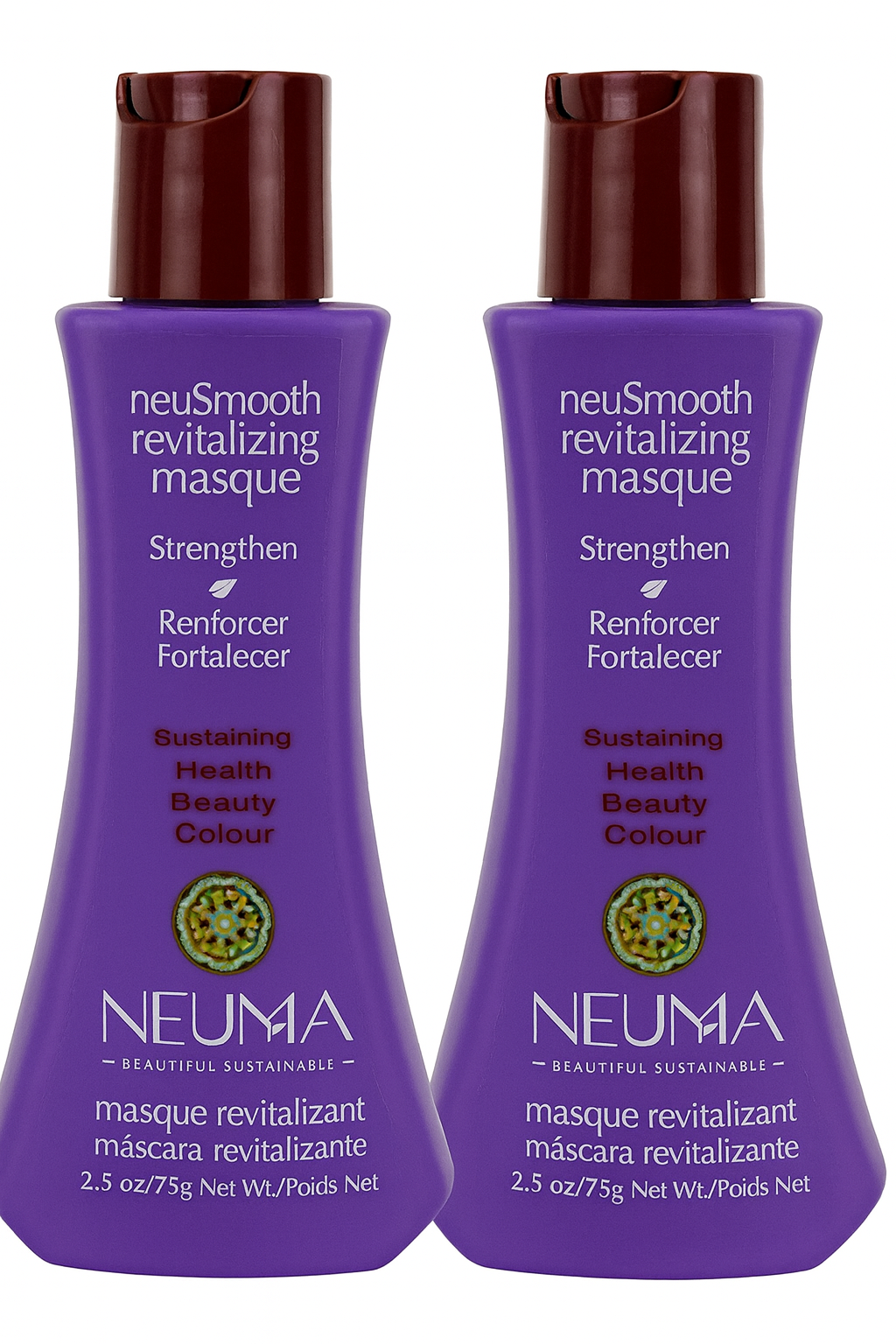 Neusmooth Revitalizing Hair Masque 2.5 fl oz-Pack of 2