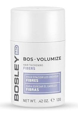 BosleyMD BOS Volumize Hair Thickening Fibers – Dark Brown, 0.42 oz