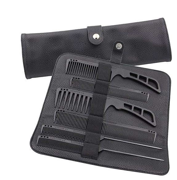 Carbonlite 6-pc Comb Roll-up Pouch