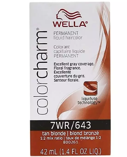 Wella Color Charm Permanent Liquid Haircolor 7WR/643 1.4 oz