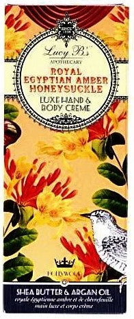 Lucy's B Apothecary Royal Egyptian Amber Honeysuckle Luxe Hand & Body Creme 4.3oz