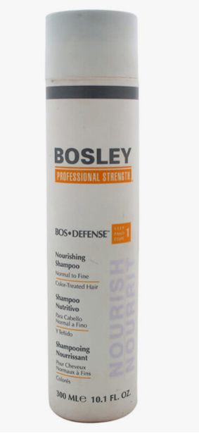 Bosley Bos-Defense Nourishing Shampoo for Normal to Fine Color-Treated Hair - 10.1 oz