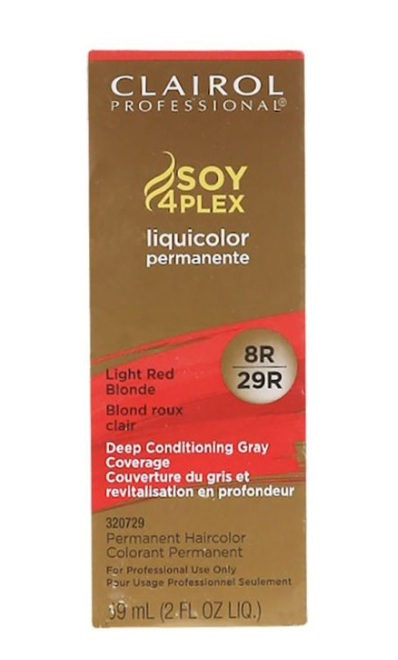 Clairol Soy4Plex 8R/29R Light Red Blonde-(2-Pack)