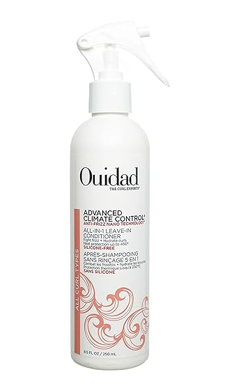 Ouidad Advanced Climate Control Leave In Conditioner for Curly Hair, 8.5 fl oz