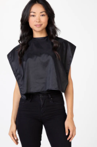 Betty Dain Nylon Shortie Cape-Blue, Style 299