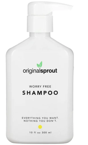 Original Sprout Worry Free Shampoo for All Hair Types, Vegan Shampoo, 10 oz.